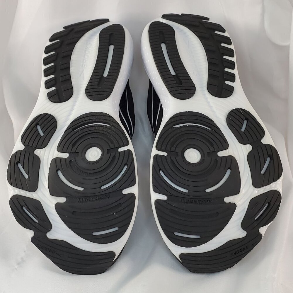 Brooks Glycerin 21 womans Running Shoes 11.5 B Cushion Neutral Black & White - Picture 7 of 11